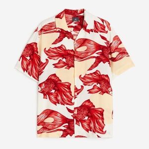 H&M Patterned Goldfish Resort Shirt - sold out everywhere!!!